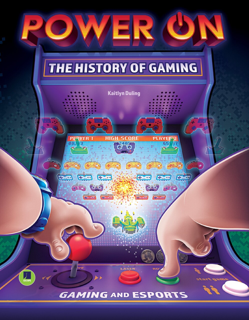 Rourke Educational Media Power On: The History of Gaming&#x2014;The History Behind Popular Video Games, Characters, Consoles, and the Evolution of eSports, Grades 3-8 Leveled Readers (32 pgs) Reader